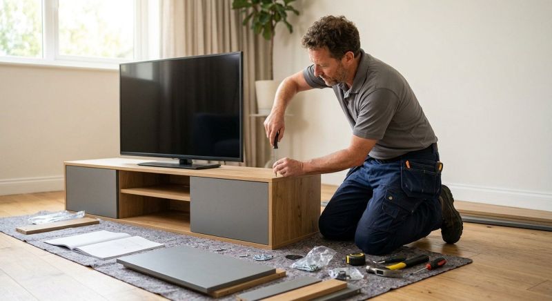 Tv Stand Assembly in Overland Park, KS