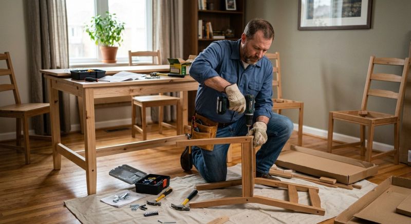 Wood Furniture Assembly in Littleton, CO